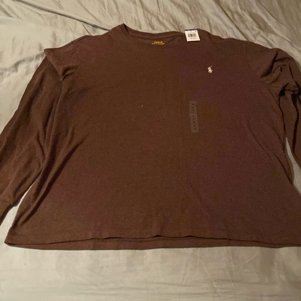 New men’s polo long sleeve with tags